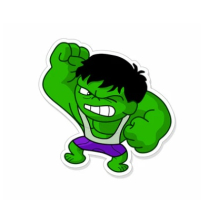DECA-90021-GZE5 ENVE STICKER POGI HULK