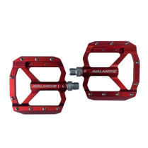 PD-57R-AB AVALANCHE FLAT OUT PLATFORM PEDALS RED