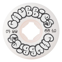 WHSZ-59093-GZSZ 159093 OJ WHEELS 54MM THROW UPS CHUBBIES WHITE 99A