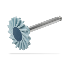 OPTRAGLOSS SPIRAL WHEEL HIGH-GLOSS POLISHER LIGHT BLUE 10PCS