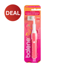BALENE MANUAL TOOTHBRUSH KIDS FUCHSIA