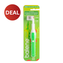 BALENE MANUAL TOOTHBRUSH KIDS GREEN