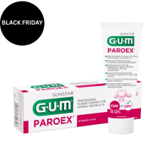 GUM PAROEX INTENSIVE ACTION TOOTHPASTE 0.12% 75ML