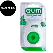 GUM WEAVE, WAXED, MINT DENTAL FLOSS 55M