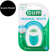 GUM ORIGINAL WHITE FLOSS 30M