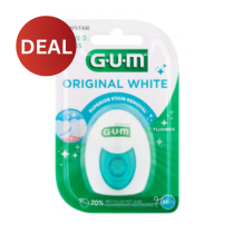 GUM ORIGINAL WHITE FLOSS 30M
