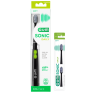 GUM SONIC DAILY T/B SOFT COMPACT BLACK WITH REPLACEMENT HEAD