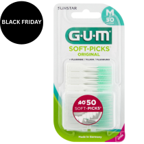 GUM SOFT-PICKS, ORIGINAL, MEDIUM 50PCS