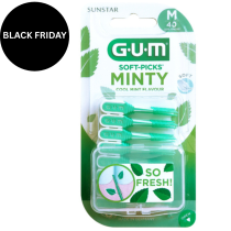 GUM SOFT-PICKS, MINTY 40PCS