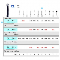 HORICO TUNGSTEN CARBIDE BUR