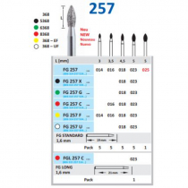 HORICO DIAMOND ROUND FLAME BUR