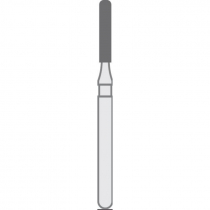 INTFG157012C CYLINDER BUR 157 DIAM 012 COARSE GRIT 6PCS