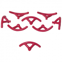 YETI WAX, IQ TRIANGEL, CASTING BAR, X HARD, RED, 5.0MM 50PCS