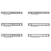LM STRIPS WITH BLANKS ONE-SIDED 2MM 50PCS