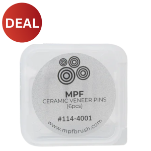 MPF ALUMINA VENEER PINS 6PCS