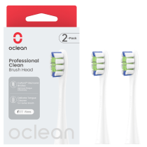 OCLEAN SONIC REPLACEMENT BRUSH PLAQUE CONTROL WHITE 2PCS