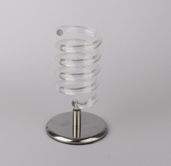 Hair Dryer Holder - Table Mount - Clear Spiral (HS39139)