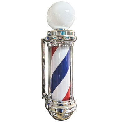 Barber Pole Silver - White Light