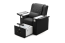 TROJAN Pedicure Spa Chair - Deluxe Black