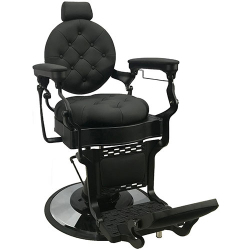 CALICO JACK Barber Chair - Black Frame (Black Leather)
