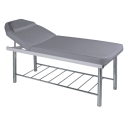 Massage Bed with Steel Frame - Grey