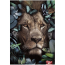 Cutting Cape Barber - Lion's Face Artwork