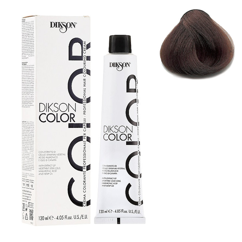 Dikson Color Permanent Hair Color Cream Professional Hair Tint 4G4.3