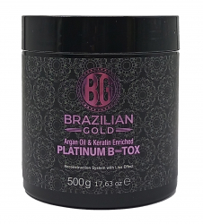Brazilian Gold B-tox Mask 500g Platinum (Reconstructing)