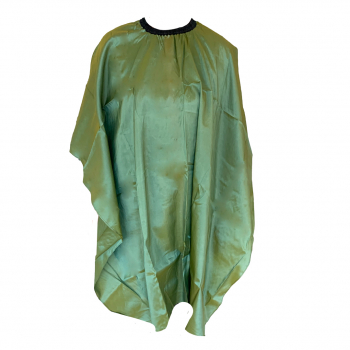 Cutting Cape - Satin-Green Assorted with Slide Clip(CP80339)