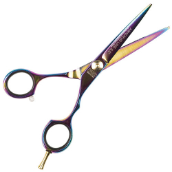 Wahl Styla Hair Scissor w/ f/rest & oil - Blue Titanium 5"