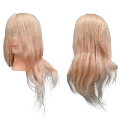 Mannequin Head Human Hair - Platinum