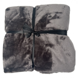 Blanket- Microfibre Fleece-150 x 180 (Grey)
