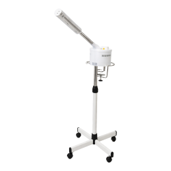 RIBALTA Facial Steamer w/Timer,Metal Base & Handle - White