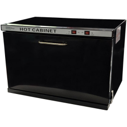 Salon Pro Hot Towel Cabinet with UV Deluxe - Black