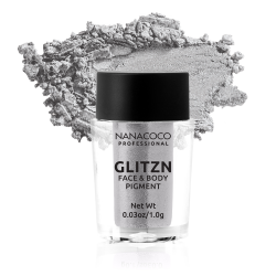 NNCC PRO. Glitzn Face&Body Pigment 0.03oz/1.0g Silver