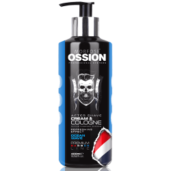 OSSION Premium Barber Aftershave Cream Cologne Ocean 400ml
