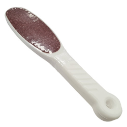 Double Sided Foot File with White Handle & Peel Off Grits