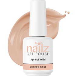 Nailz Gel Polish 15ml Rubber Base Gel - Apricot Whirl