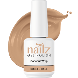 Nailz Gel Polish 15ml Rubber Base Gel - Coconut Whip