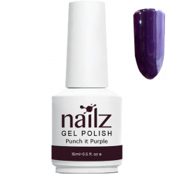 Nailz Gel Polish 15ml - 1489 - Punch it Purple