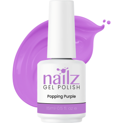 Nailz Gel Polish 15ml - 007 - Popping Purple