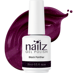 Nailz Gel Polish 15ml - 1322 - Black Panther