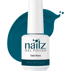Nailz Gel Polish 15ml - 1712 - Teal Worx