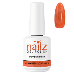 NAILZ Gel Polish 15ml Magnetic Cat Eye- Pumpkin Pulse