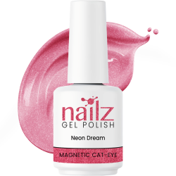 NAILZ Gel Polish 15ml Magnetic Cat Eye- Neon Dream