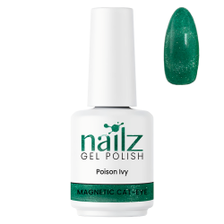 NAILZ Gel Polish 15ml Magnetic Cat Eye- Poison Ivy