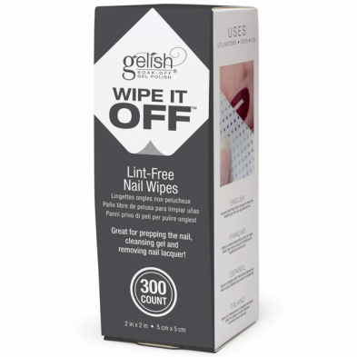 Wipe It Off Lint Free Wipes - Gelish