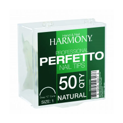 Perfetto Tips Natural Size 1 50pk - Gelish