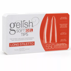 Soft Gel Tips - Long Stiletto 550pk - Gelish