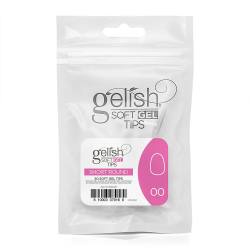 Soft Gel Tips - Short Round 00 50pk Refill - Gelish
